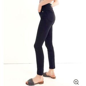 Madewell Black Jean Skinny Skinny High Riser 9"
